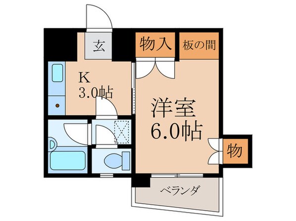 ビブレ北方の物件間取画像